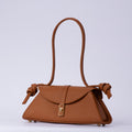 Full-Grain Taurillon Leather Knotted Strap Structured Shoulder Bag